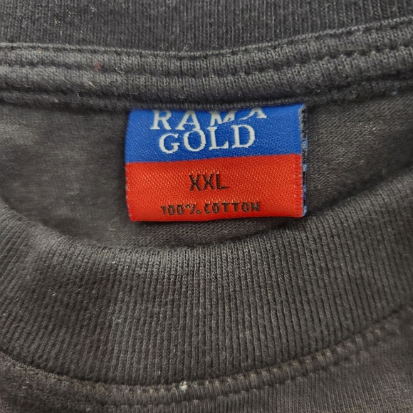 VINTAGE Pogghr Motorcycle Tshirt, Black/Yellow Mens XL(listing as) - Picture 4 of 5